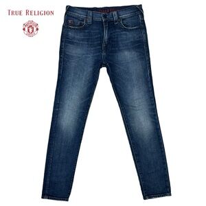 True‎ Religion x Manchester United Men’s 31 Jack Super Skinny Jeans Blue